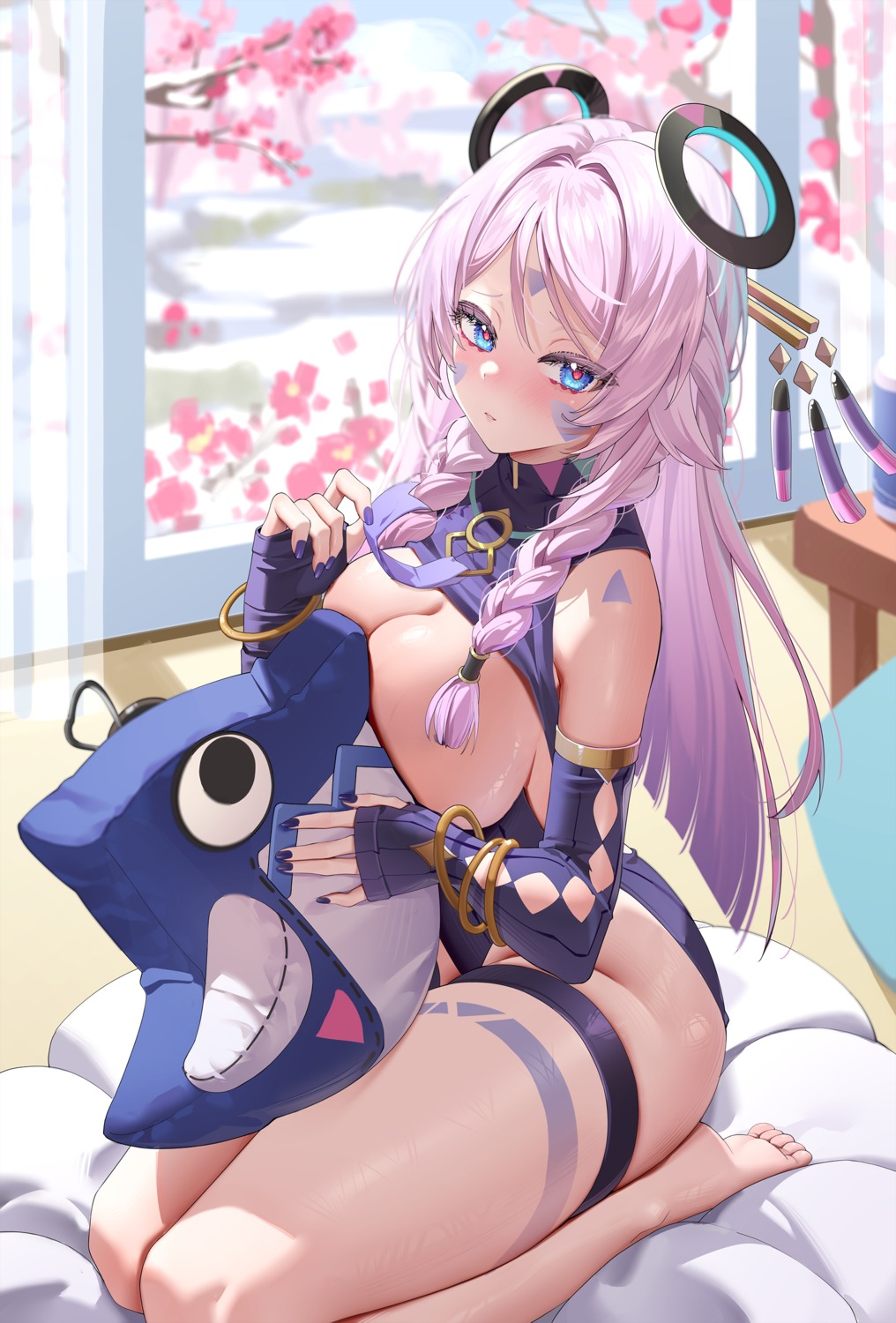 citlali garter genshin_impact kururu_(qqqqq59508750) leotard no_bra tattoo