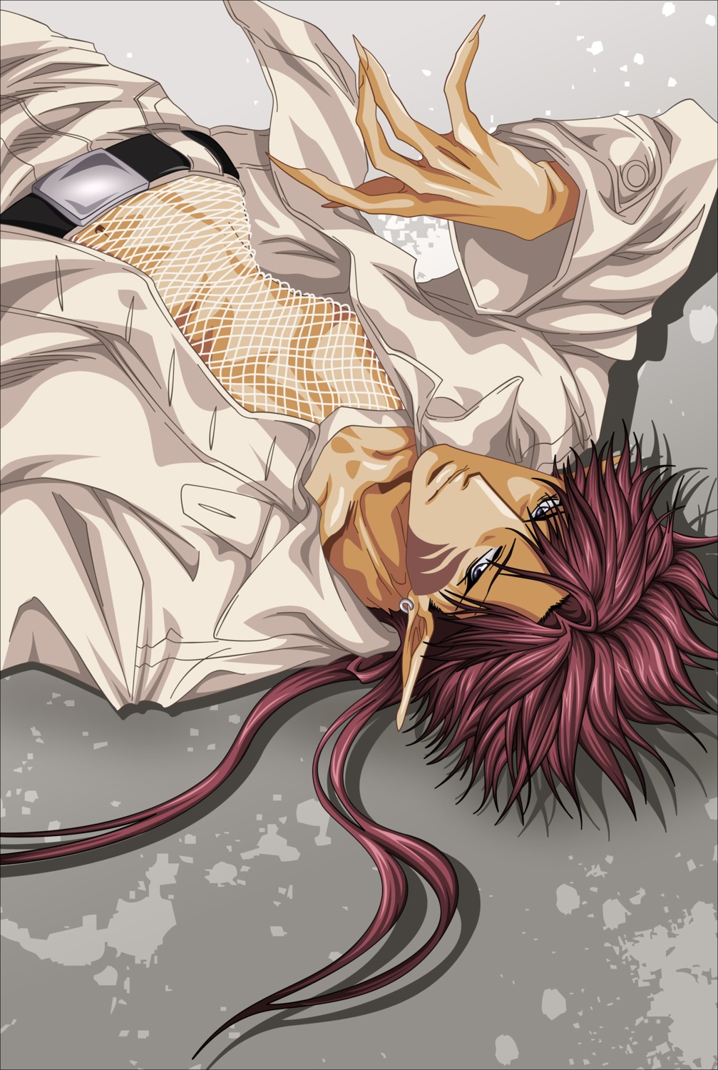 male minekura_kazuya morrow_(pixiv) pointy_ears saiyuki saiyuki_reload vector_trace