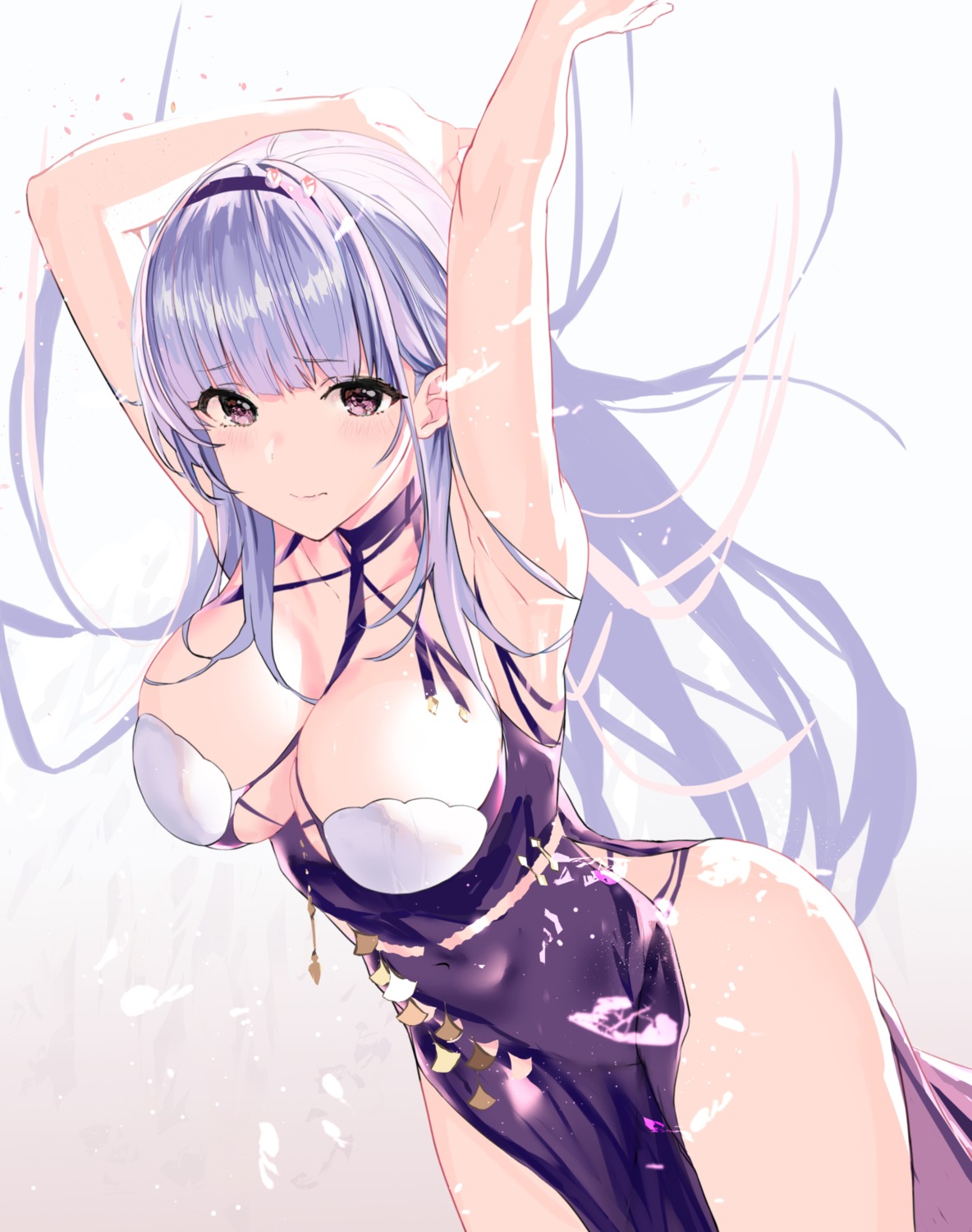 azur_lane chinadress dido_(azur_lane) no_bra temir