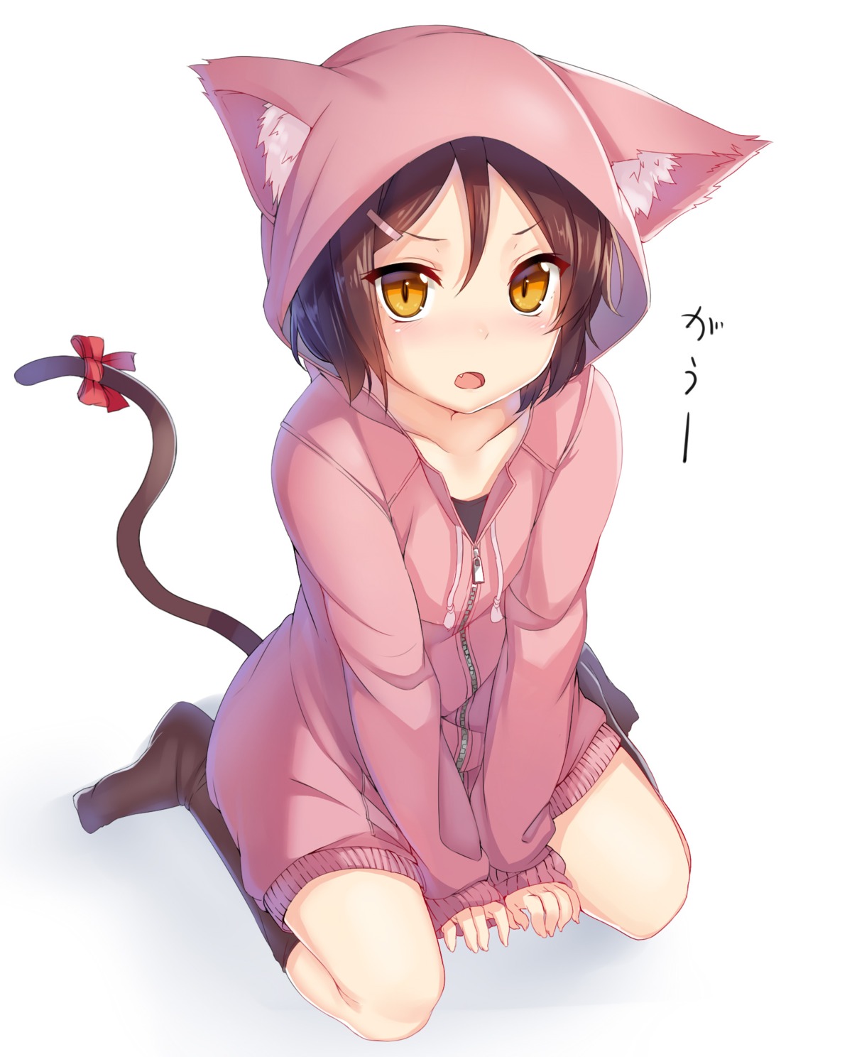 animal_ears nekomimi peroperoairu tail