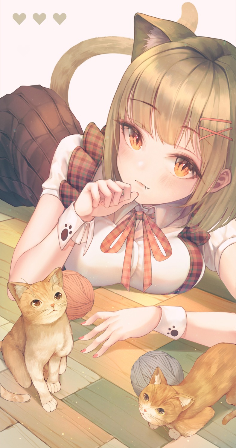 animal_ears neko nekomimi patch_oxxo tail