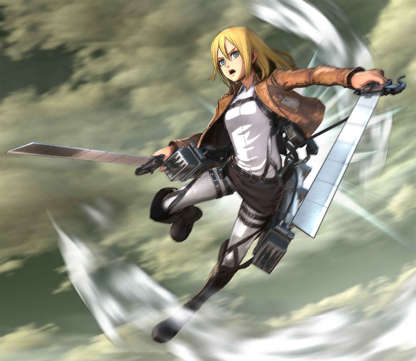 cg christa_lenz shingeki_no_kyojin sword