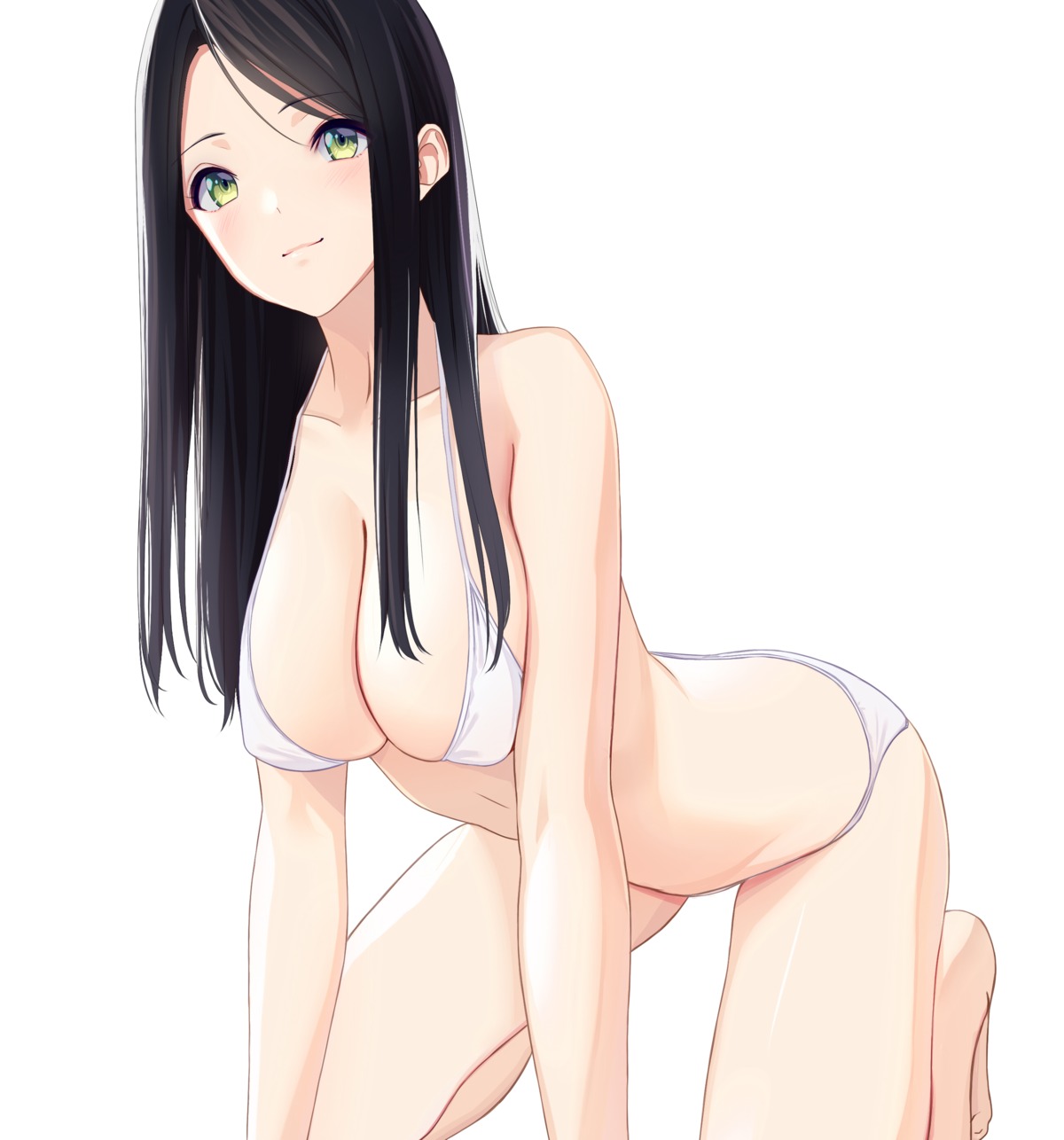 bikini erect_nipples marui_koishi swimsuits