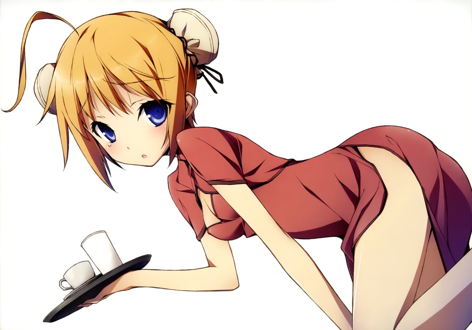 chinadress kikuchi_seiji konoe_subaru mayo_chiki! waitress