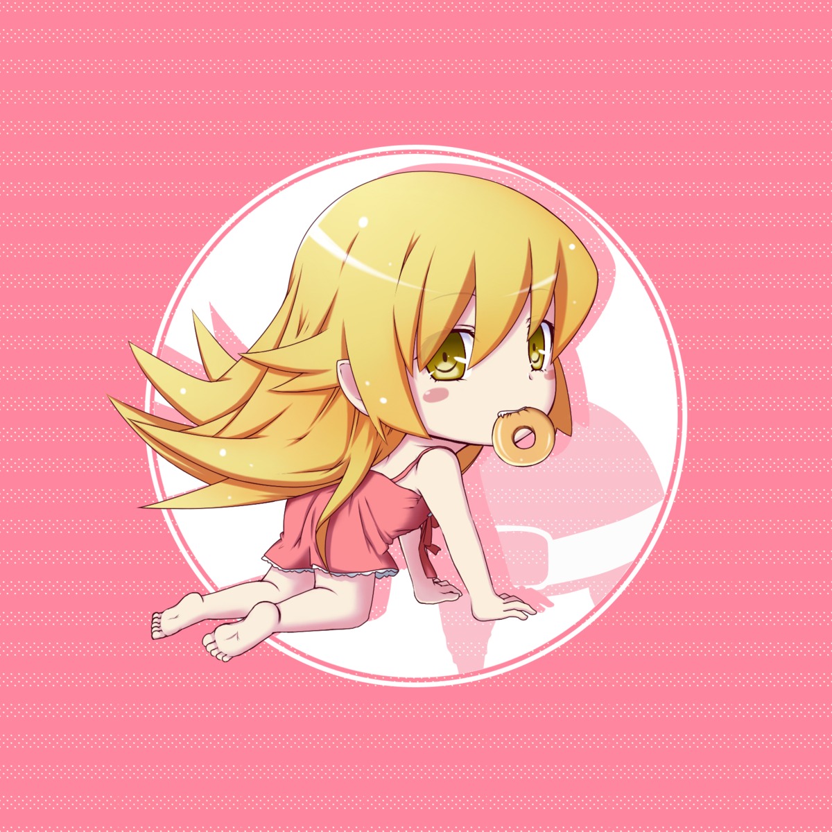 bakemonogatari chibi kuena monogatari_(series) nisemonogatari oshino_shinobu