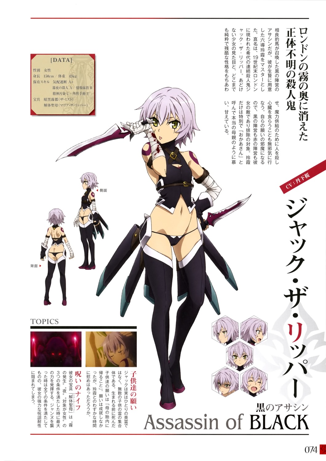 Fate Apocrypha Fate Stay Night Ass Character Design Expression Profile Page Thighhighs Weapon 5545 Yande Re