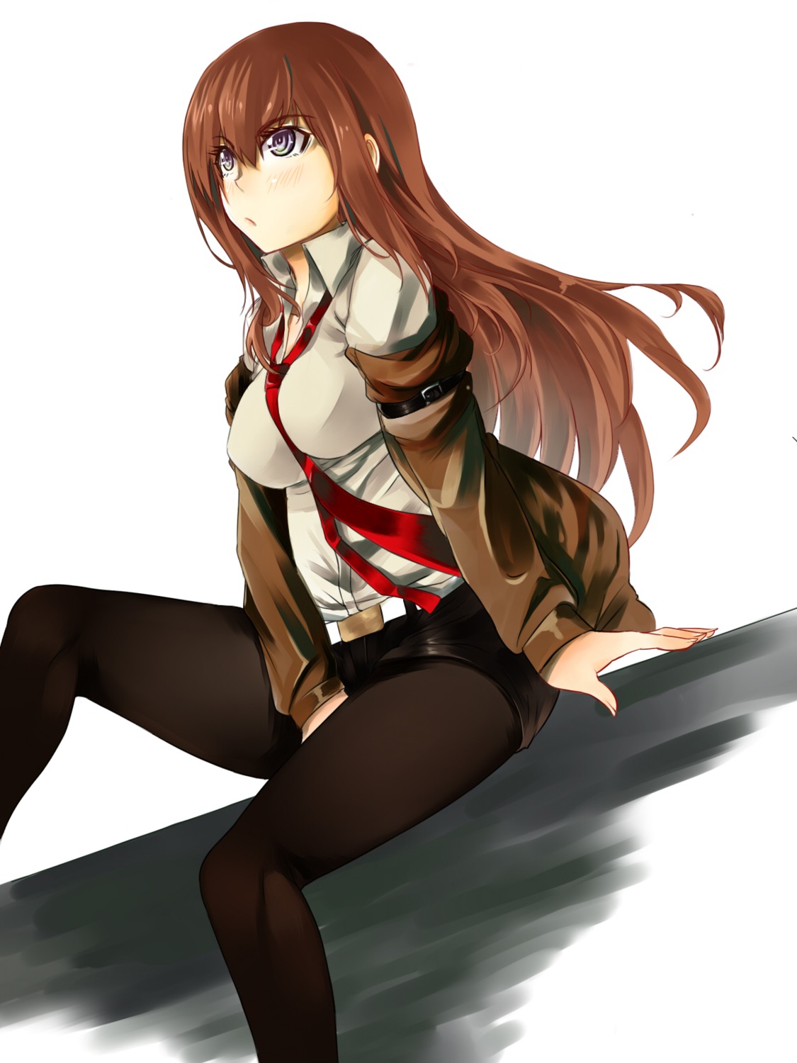 fury_artworks makise_kurisu pantyhose steins;gate