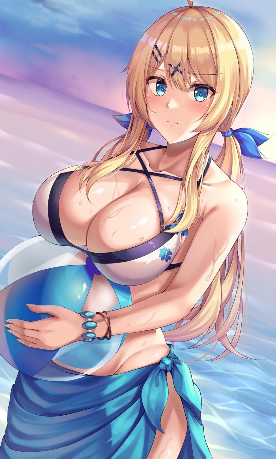 amagi_korona bikini_top swimsuits wet