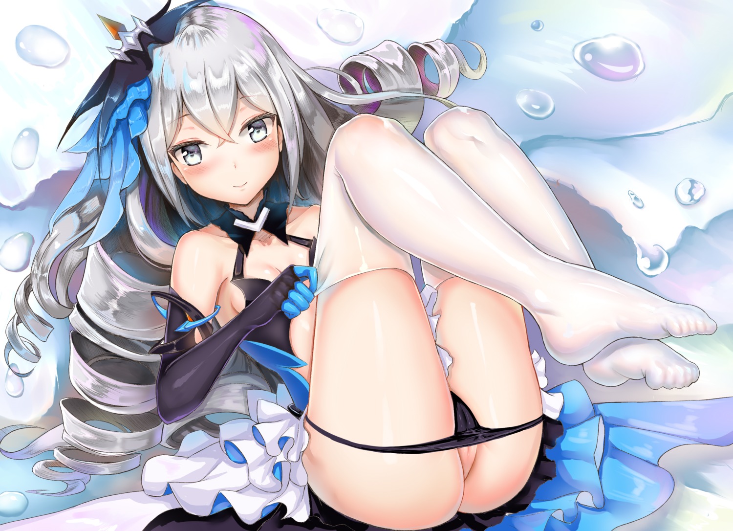 benghuai_xueyuan bronya_zaychik cameltoe feet honkai_impact kanon_12361024 nopan pantsu panty_pull pussy skirt_lift thighhighs uncensored