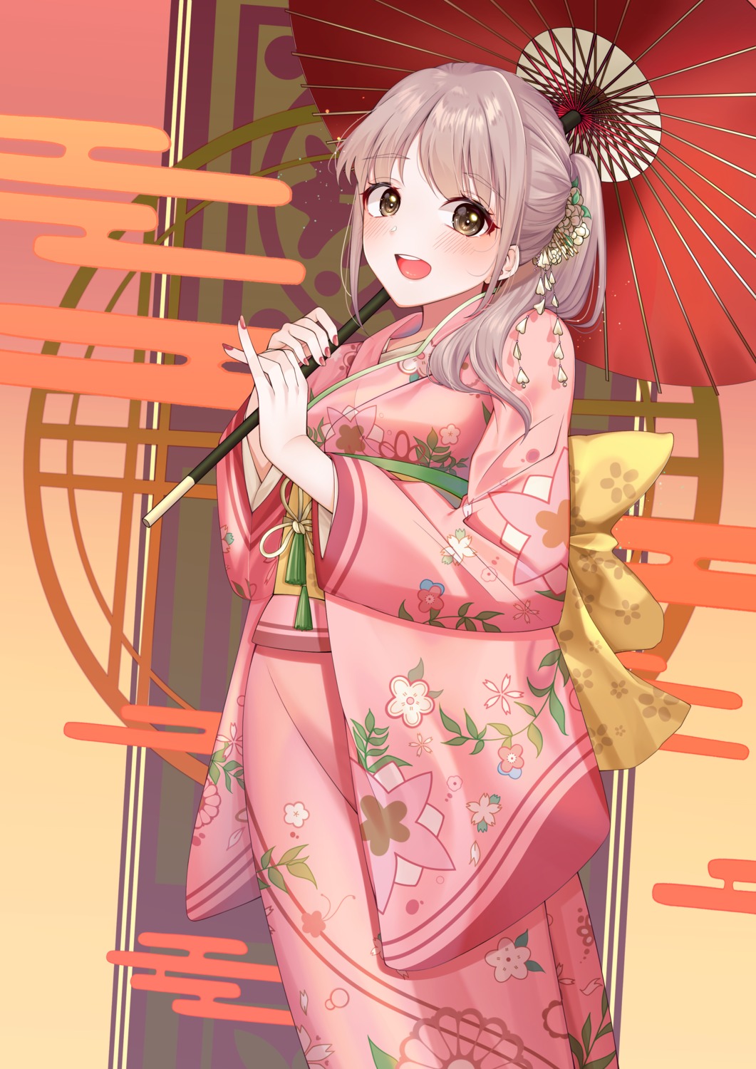 kimono rufe_0v0 umbrella