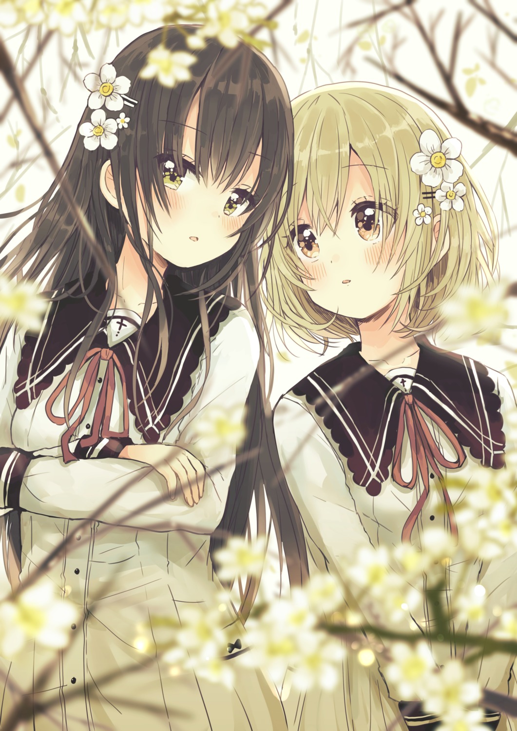 sakura_oriko seifuku yuri