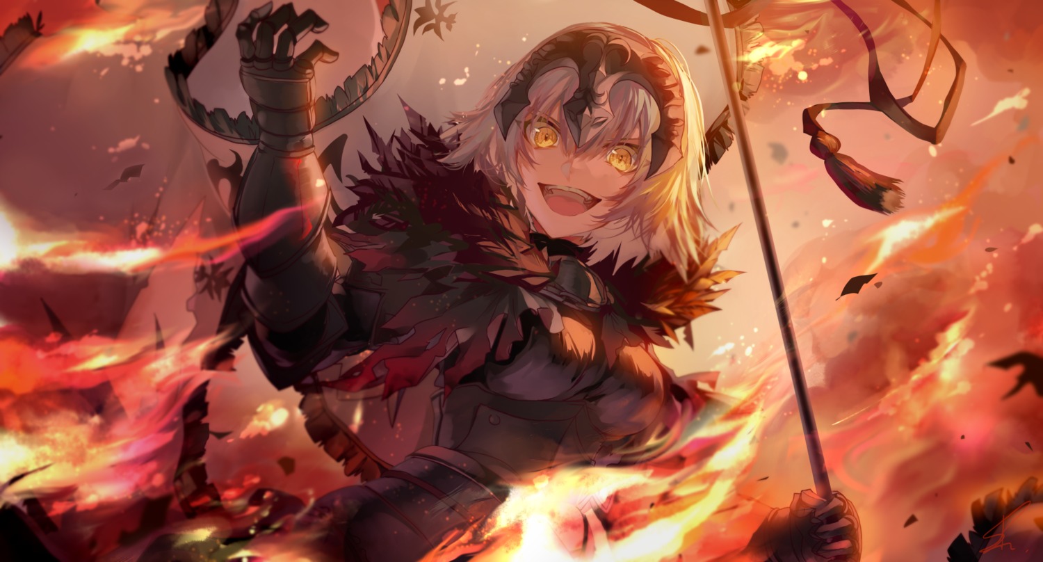 armor fate/grand_order jeanne_d'arc jeanne_d'arc_(alter)_(fate) saihate