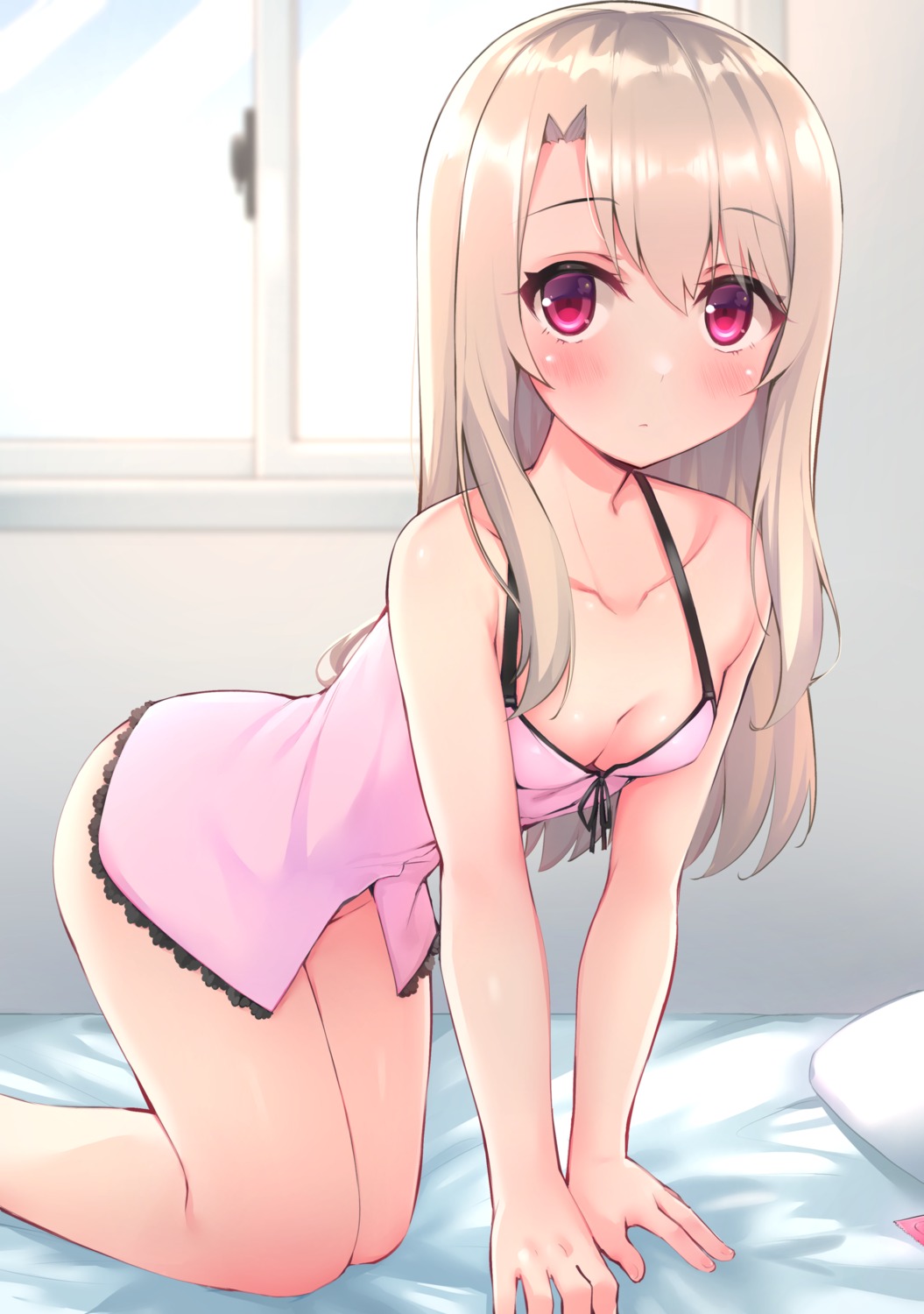 amae bottomless fate/kaleid_liner_prisma_illya fate/stay_night illyasviel_von_einzbern lingerie loli no_bra