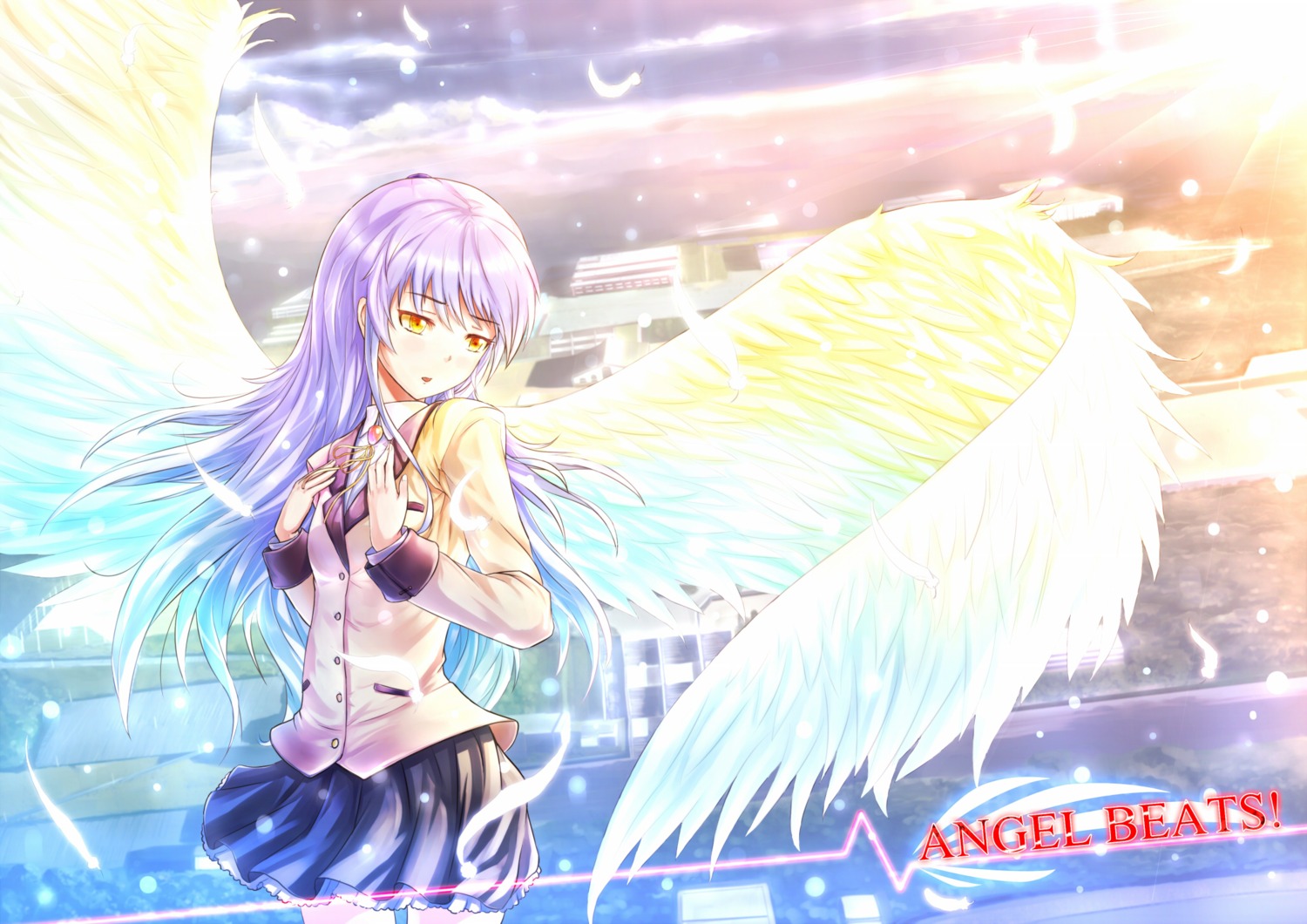 angel_beats! kazeno seifuku tenshi wings