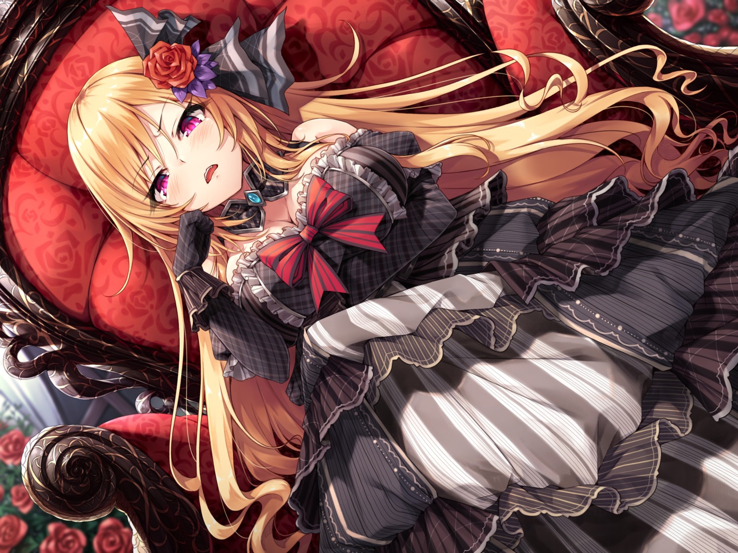 cleavage gothic_lolita hasumi_(hasubatake39) lolita_fashion