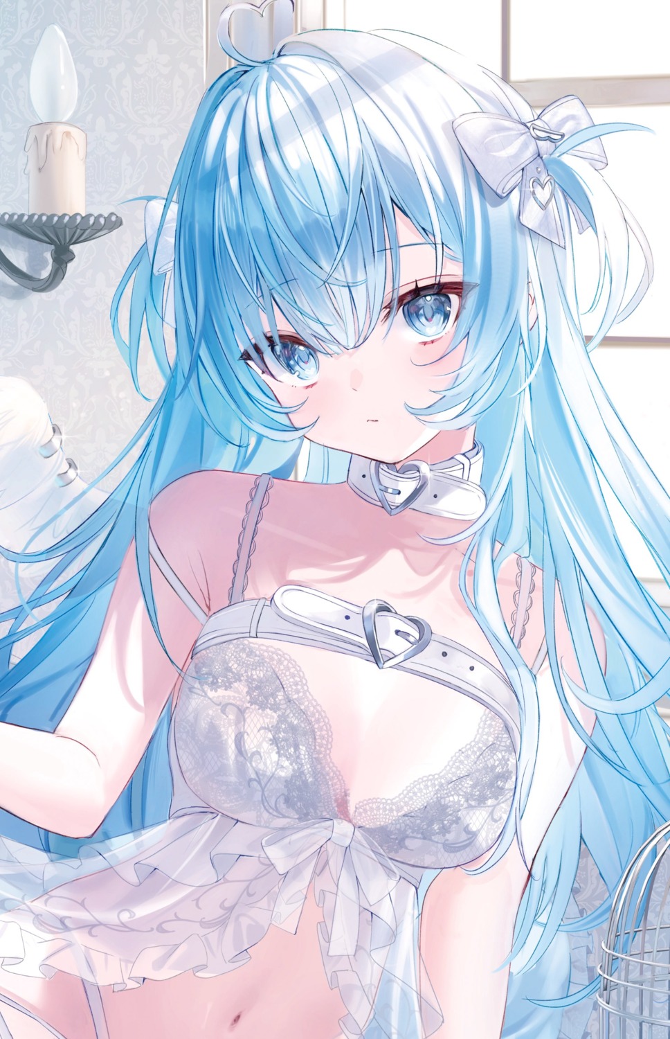 bra haruhiruri lingerie pantsu see_through wings