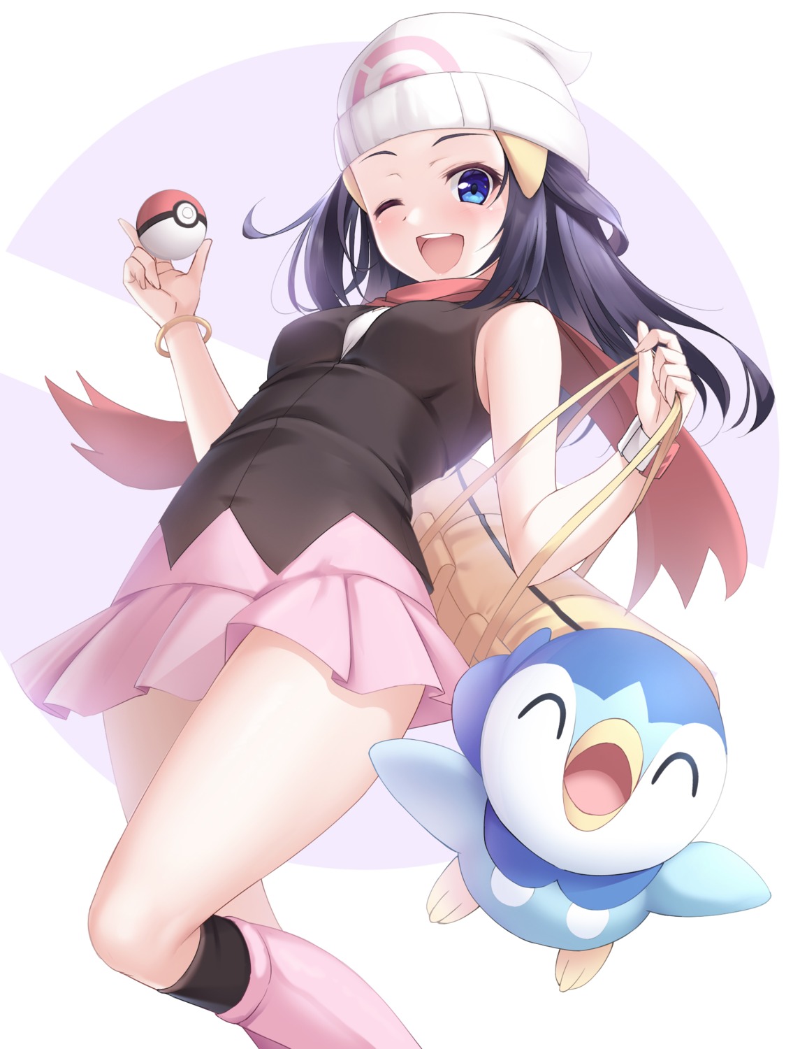 hikari_(pokemon) naoki_(endofcentury102) pokemon pokemon_bdsp pokemon_dppt