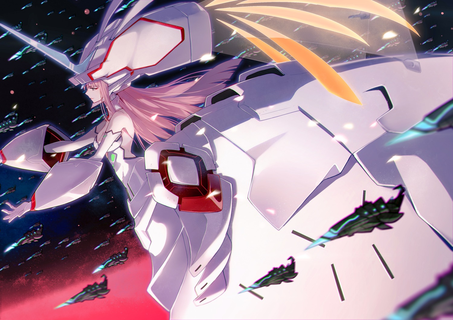 cleavage darling_in_the_franxx dress slyvia strelizia strelizia_apus strelizia_true_apus zero_two_(darling_in_the_franxx)