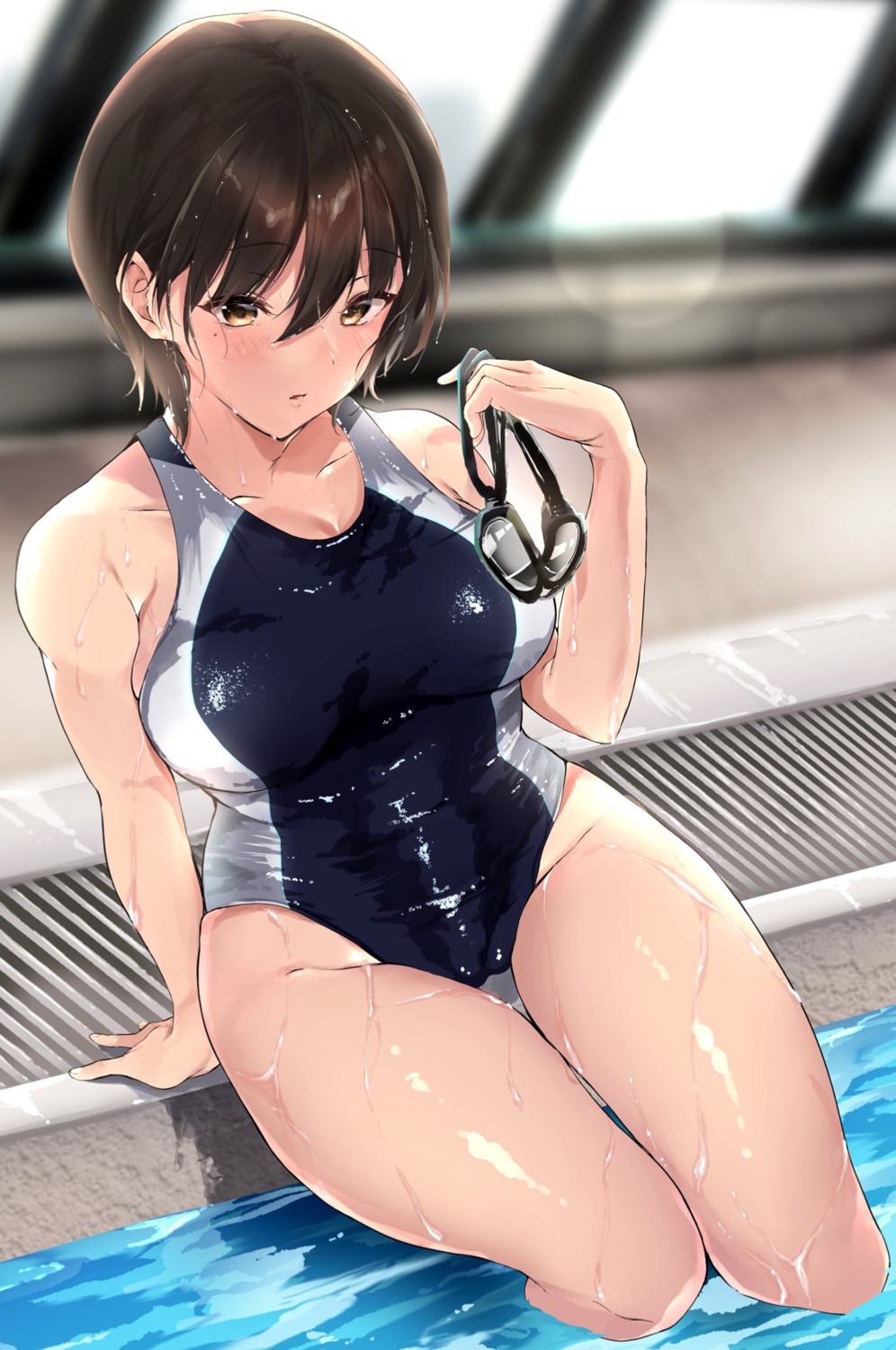 cameltoe swimsuits wet yamakonbu