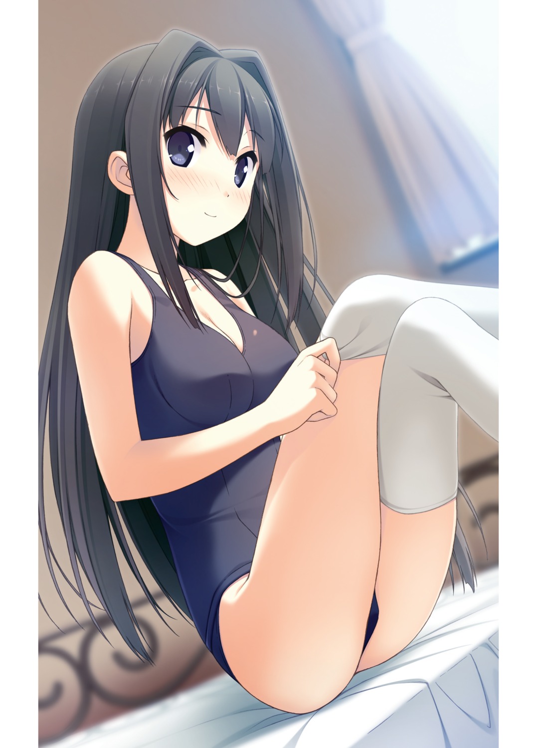 ayase_sayuki digital_version kantoku school_swimsuit swimsuits thighhighs your_diary