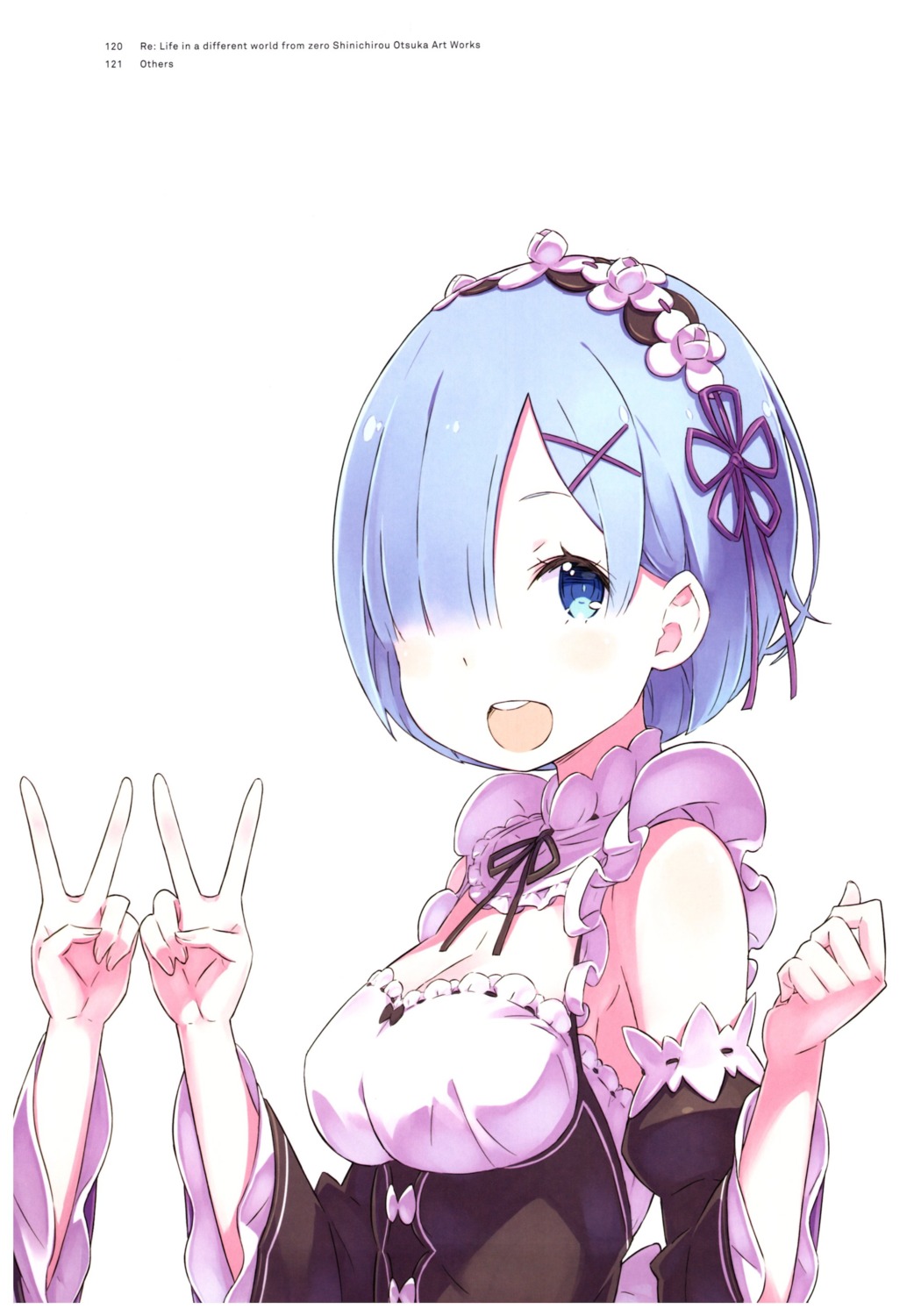 maid ootsuka_shinichirou re_zero_kara_hajimeru_isekai_seikatsu rem_(re_zero)