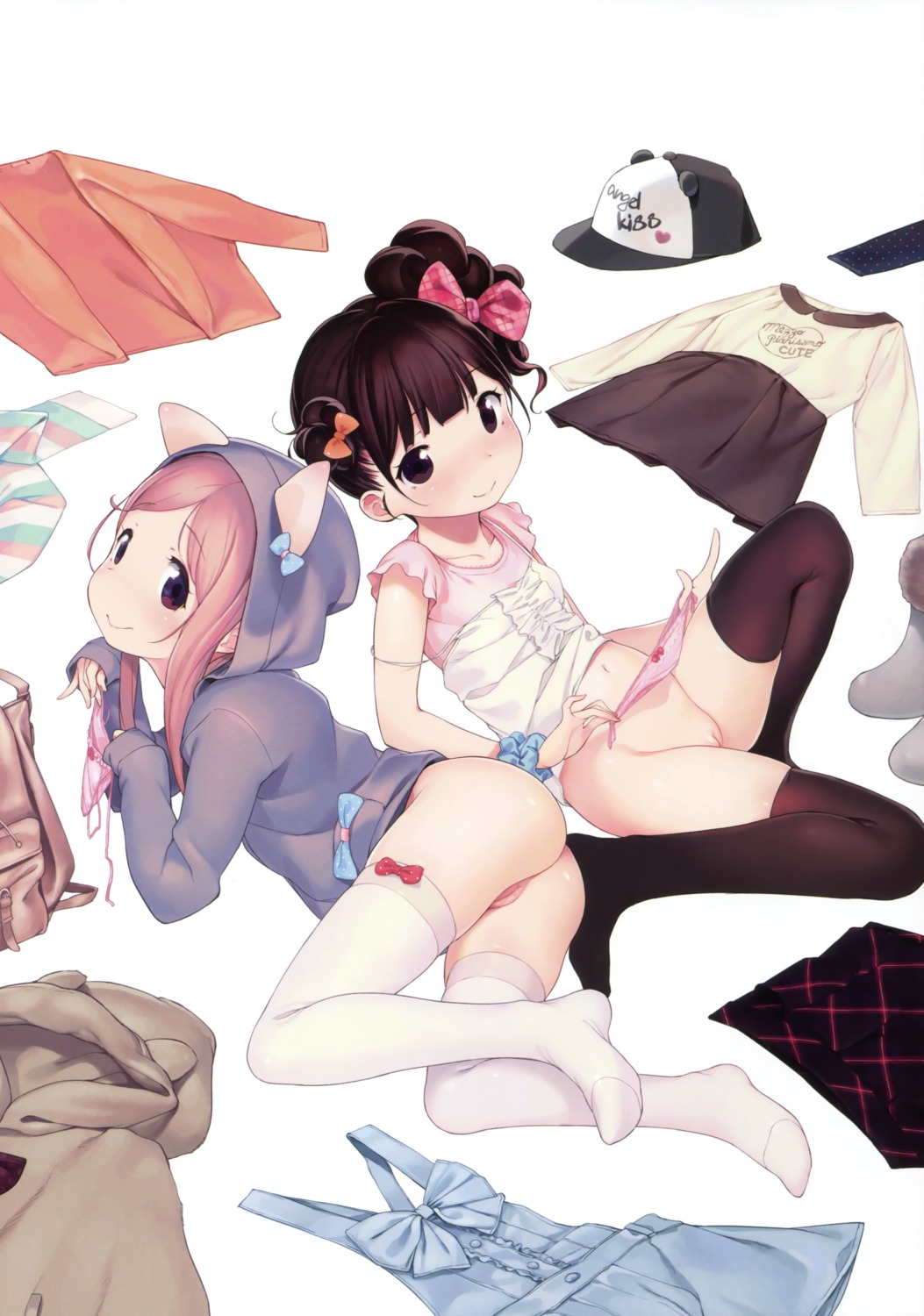 animal_ears ass bottomless henreader loli pantsu photoshop pussy thighhighs uncensored