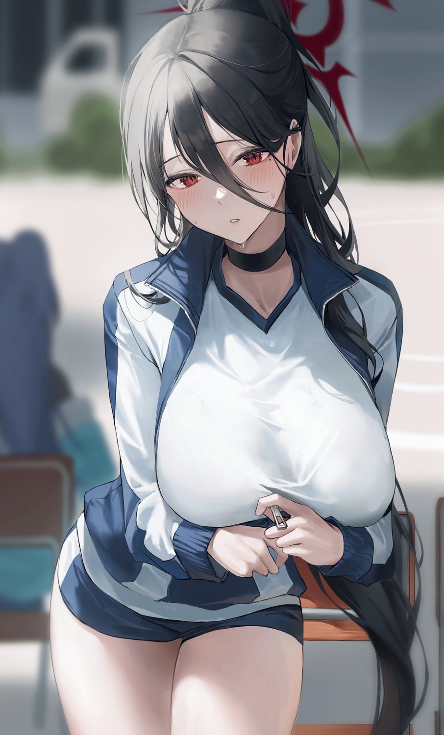 2sham blue_archive gym_uniform halo hanekawa_hasumi