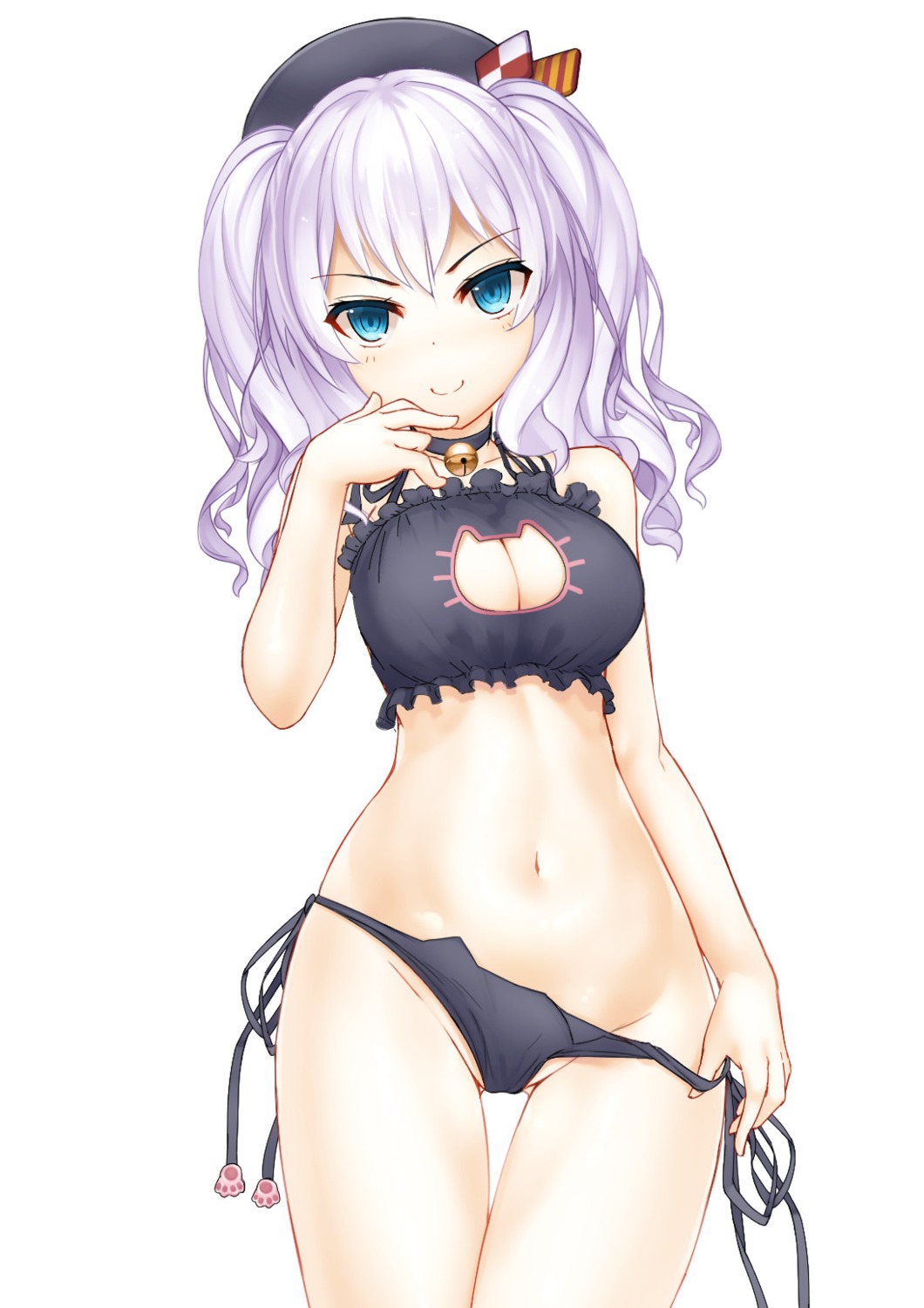 cleavage dobunezumi kantai_collection kashima_(kancolle) lingerie pantsu panty_pull string_panties undressing