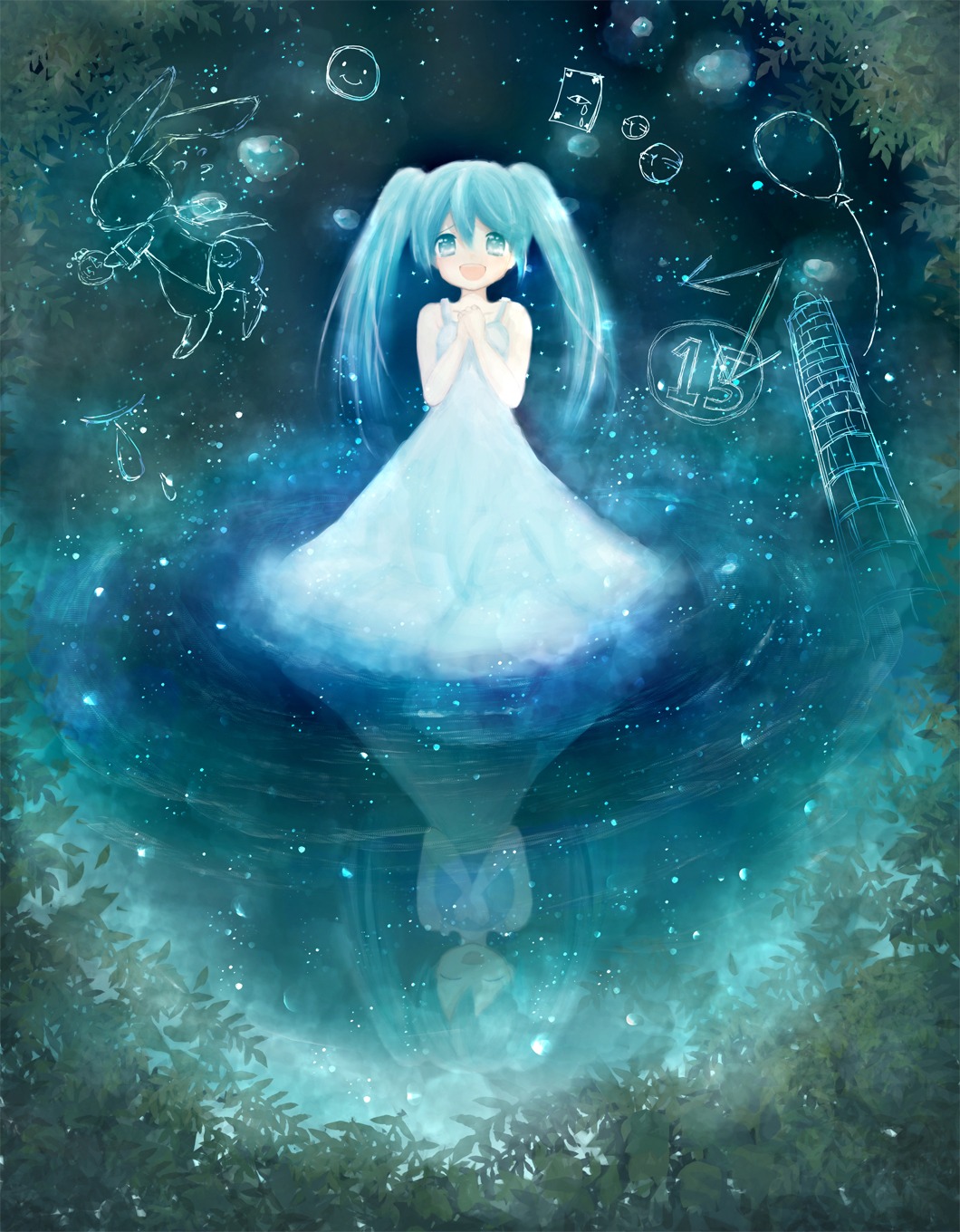 dress hano hatsune_miku vocaloid