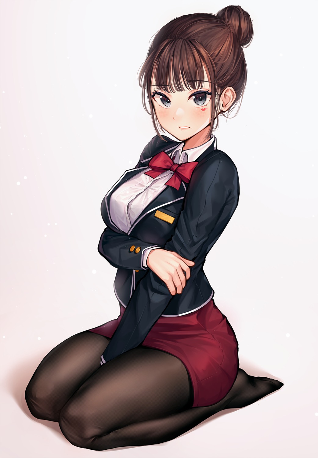 hakushoku_n pantyhose seifuku