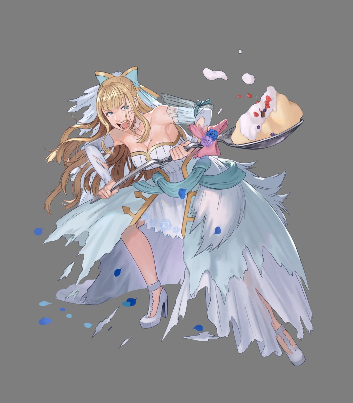 charlotte_(fire_emblem) cleavage dress fire_emblem fire_emblem_heroes fire_emblem_if heels nintendo pikomaro torn_clothes transparent_png