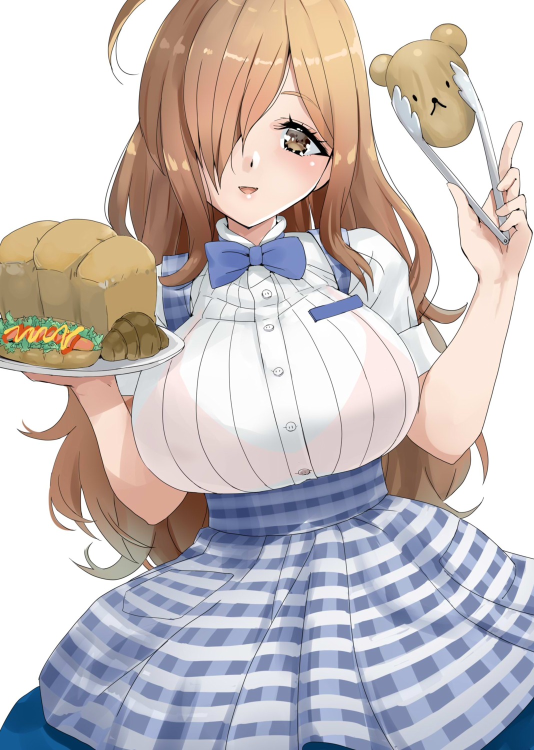 bra kntrs_(knyrs) kono_subarashii_sekai_ni_shukufuku_wo! see_through waitress wiz