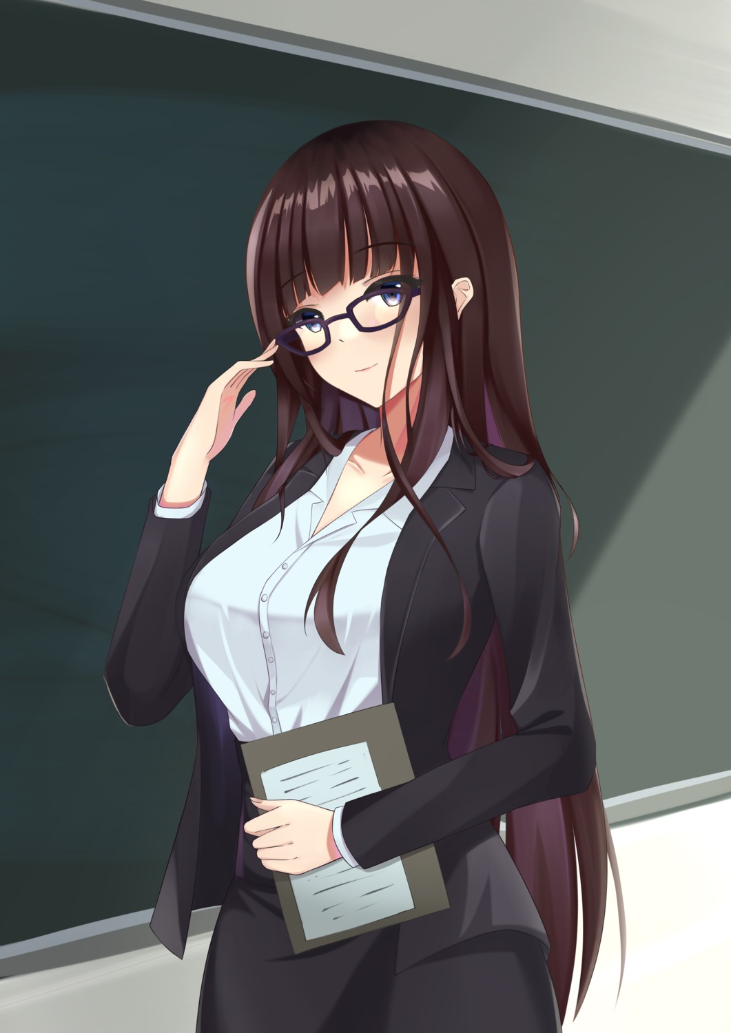 business_suit kokubyaku_no_tsubasa megane