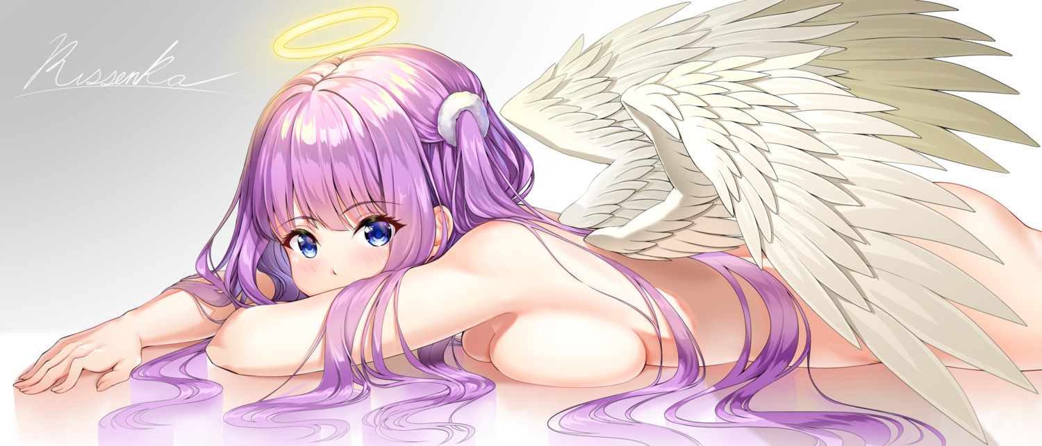 angel naked rissenka wings