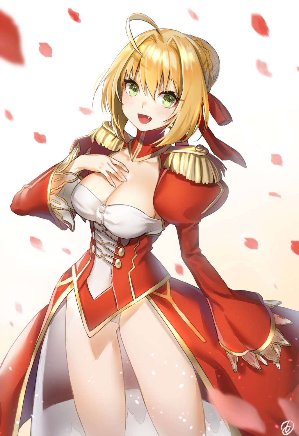 cleavage fate/extra fate/stay_night hieung pantsu saber_extra see_through