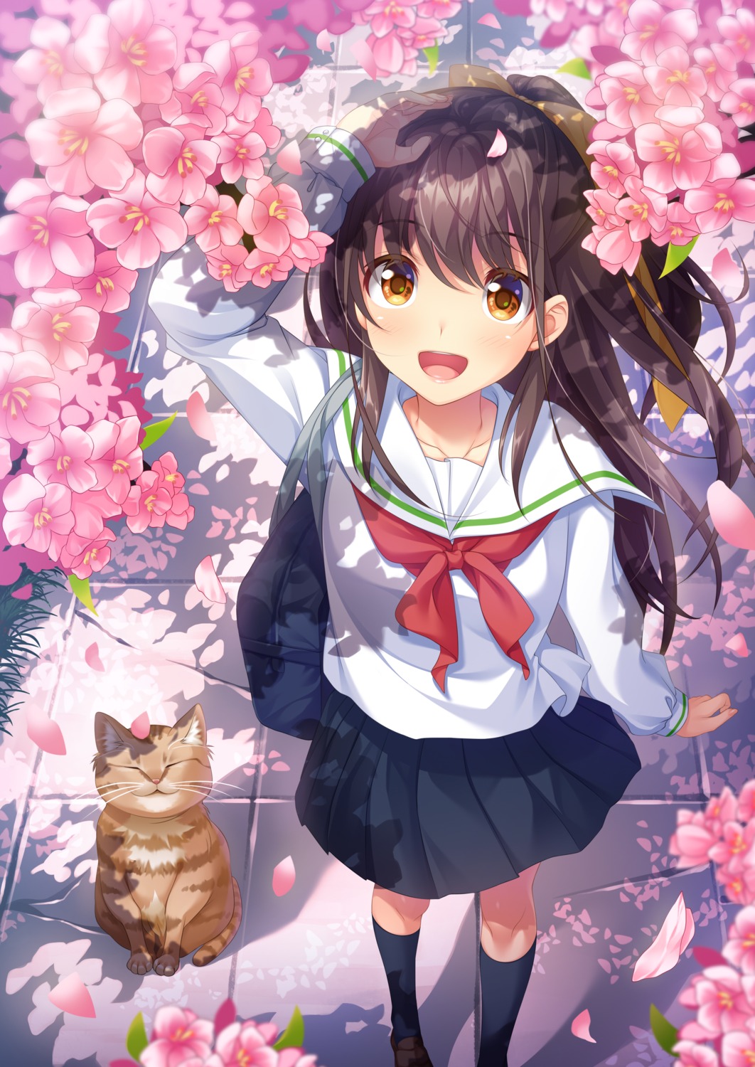 neko saikyo_pink_fp seifuku