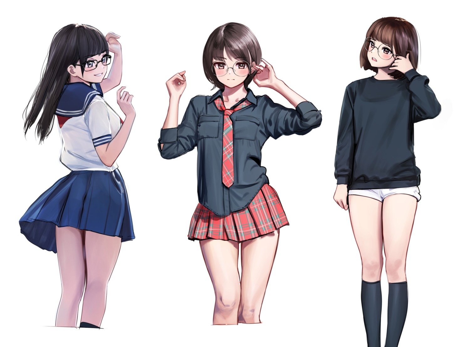 deadnooodles megane seifuku