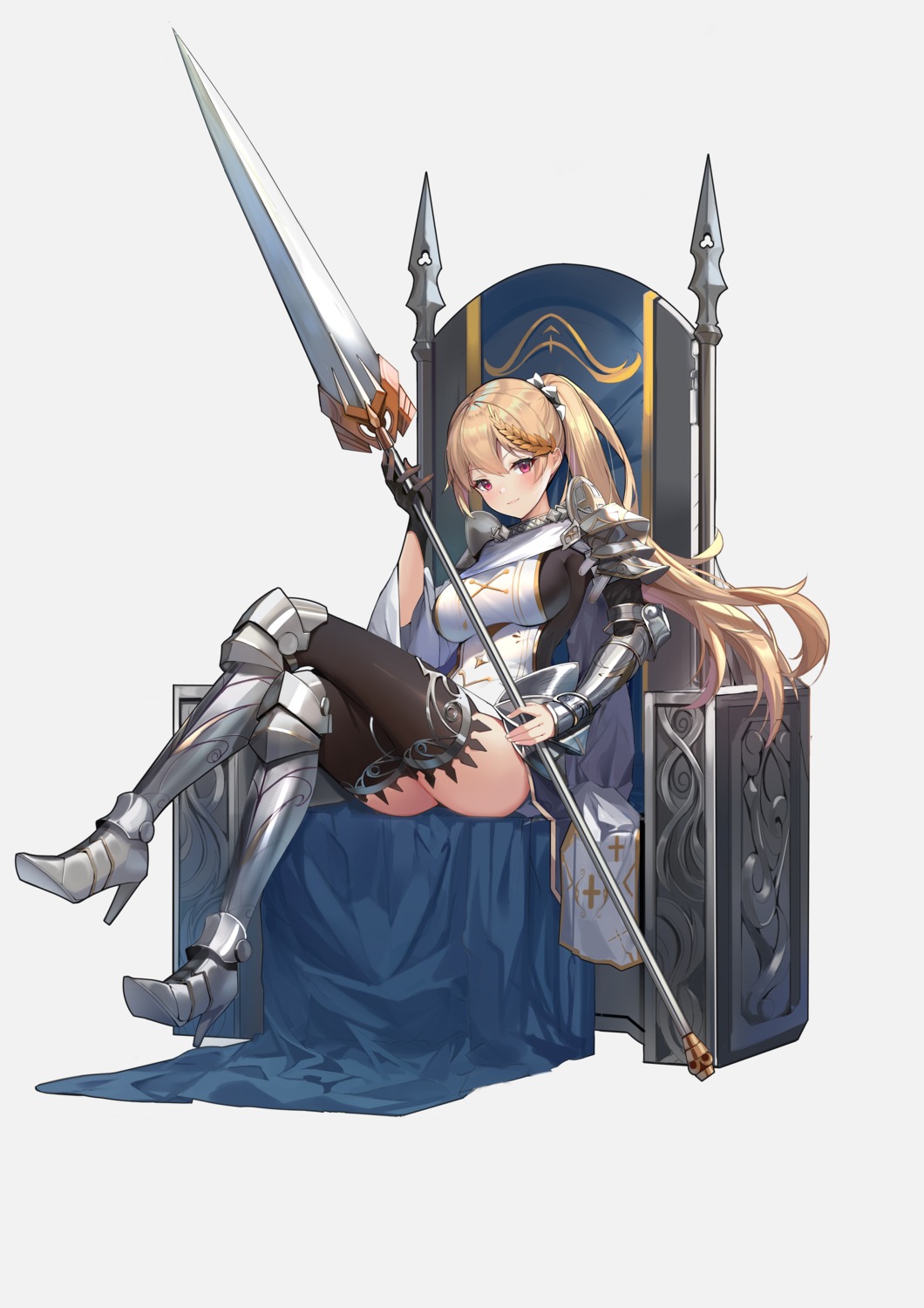 aether_gazer armor dress heels thighhighs weapon zhongwu_chahui