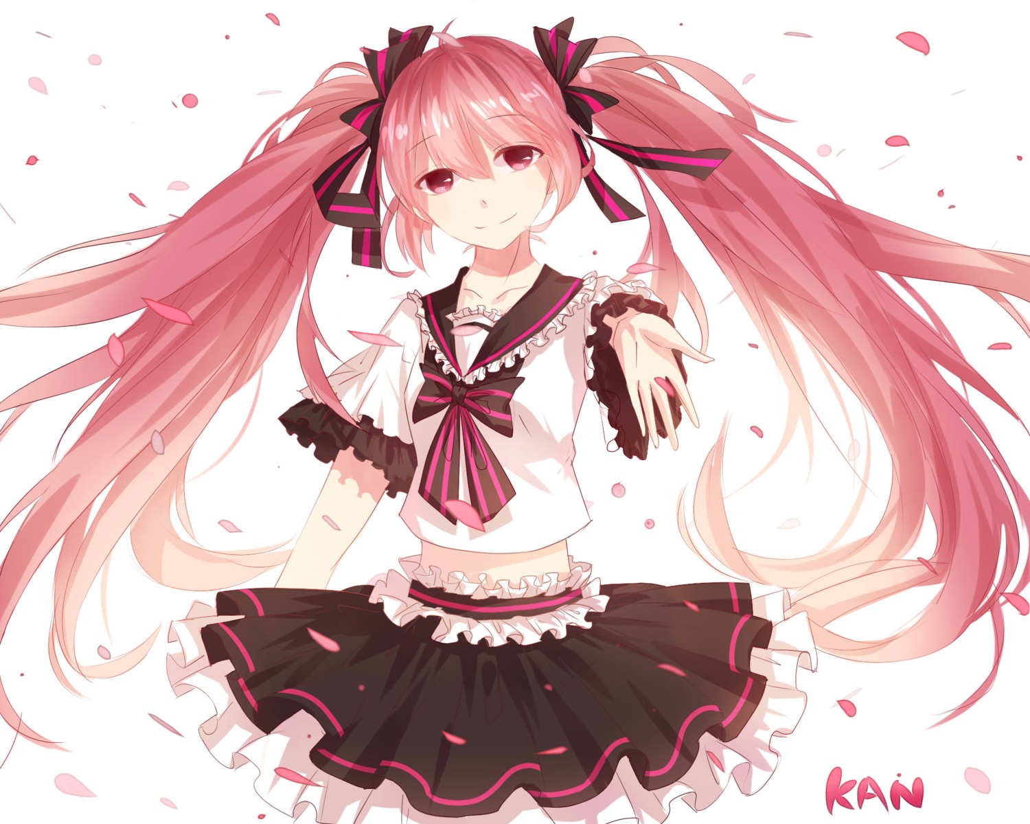 hatsune_miku kan_yong sakura_miku seifuku vocaloid