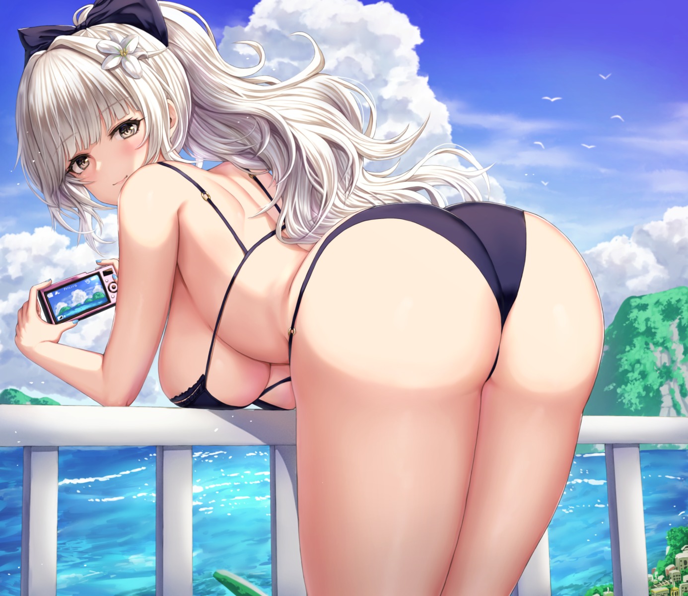 ass azur_lane bikini buran swimsuits thong vittorio_veneto_(azur_lane)