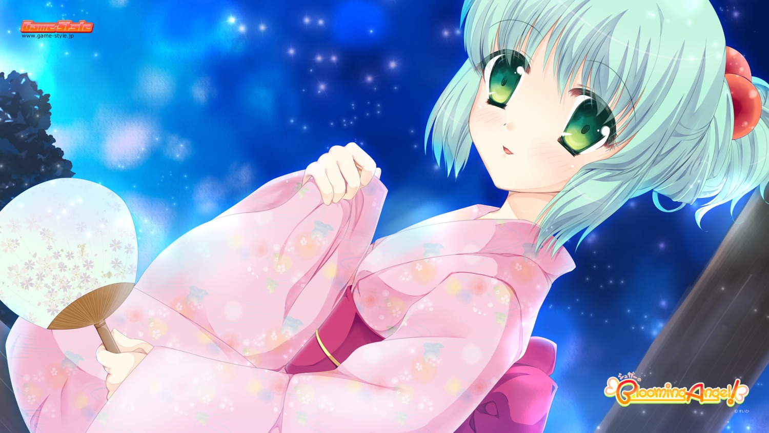 game-style suihi wallpaper yukata