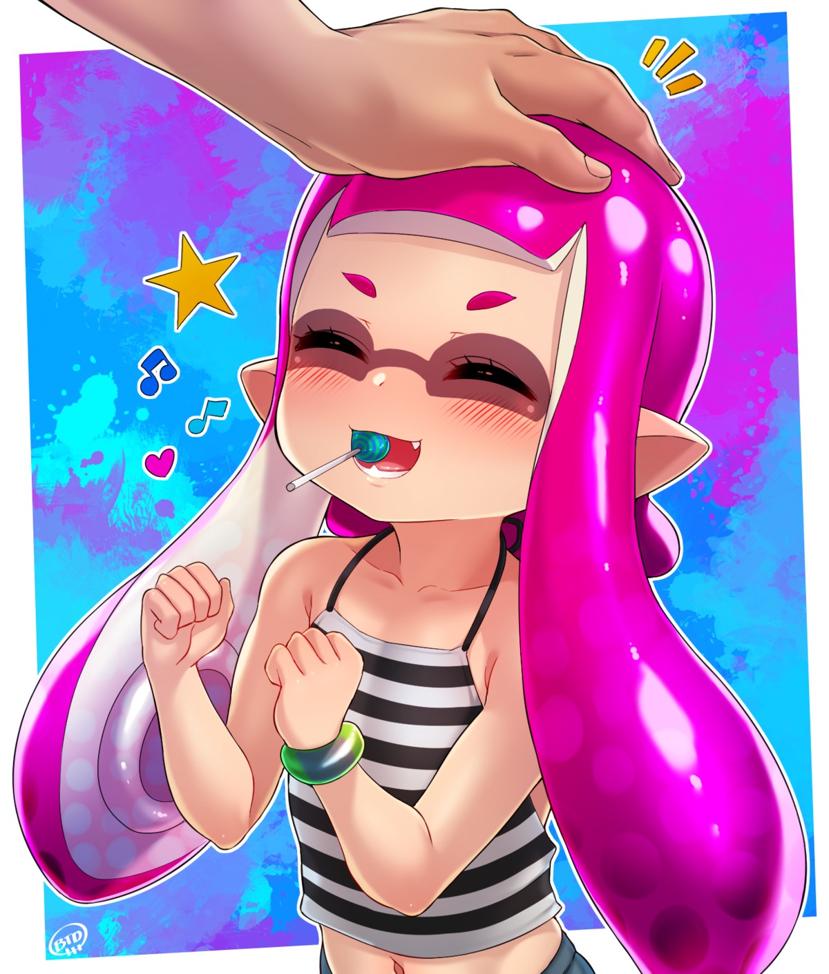 born-to-die inkling_(splatoon) pointy_ears splatoon