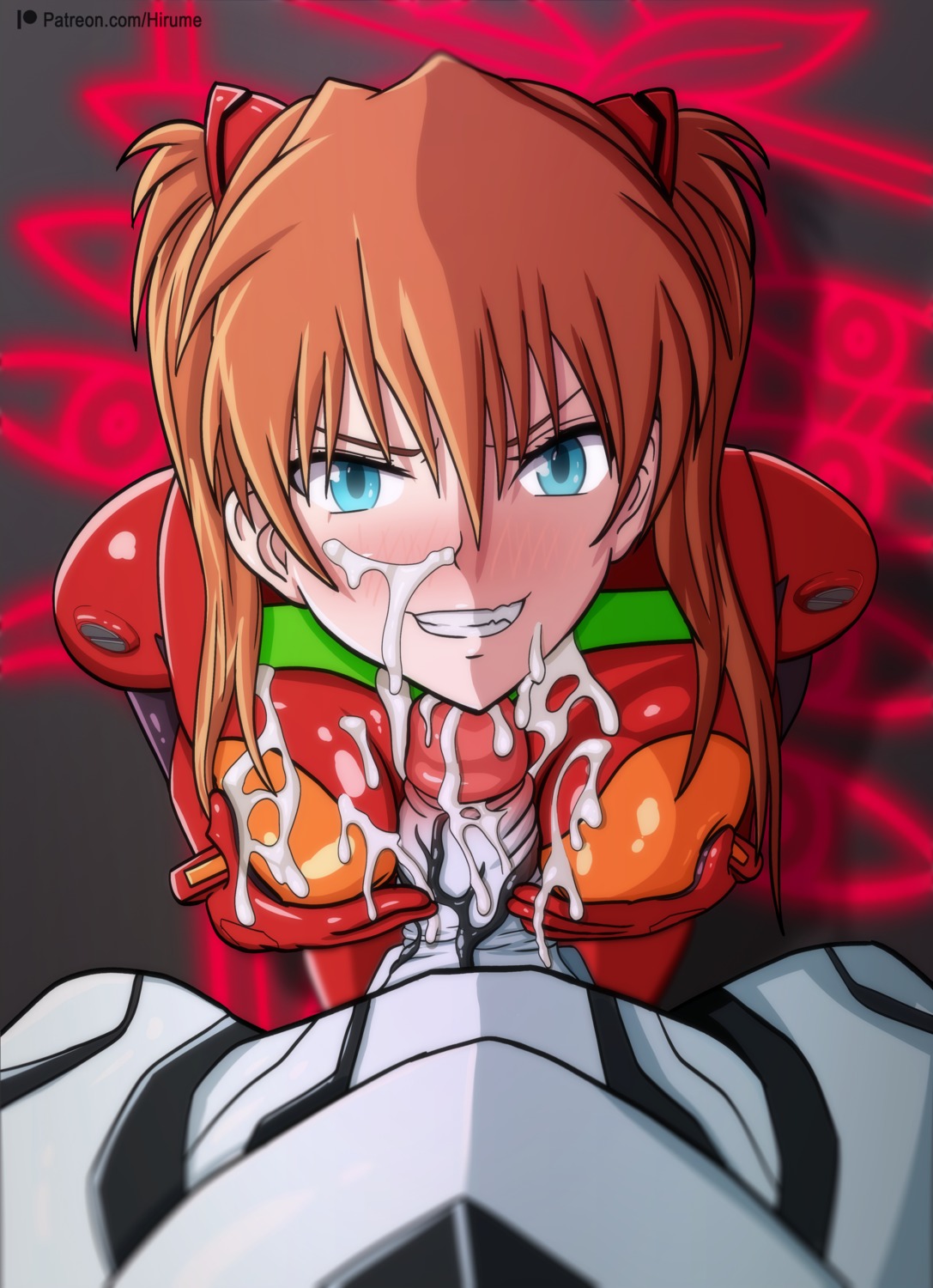 bodysuit breast_hold cum hirume neon_genesis_evangelion paizuri penis souryuu_asuka_langley uncensored