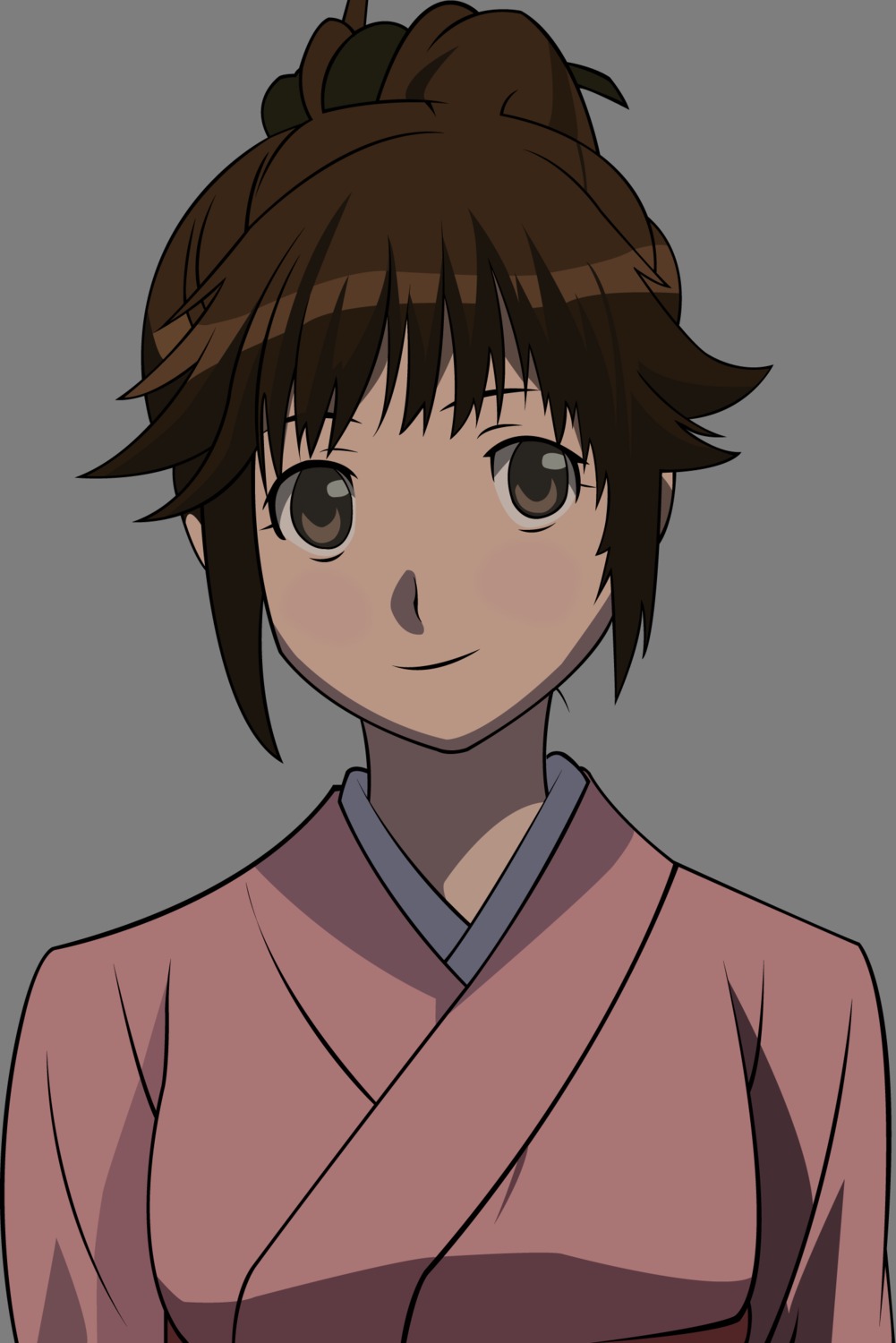 amagami sakurai_rihoko transparent_png vector_trace yukata