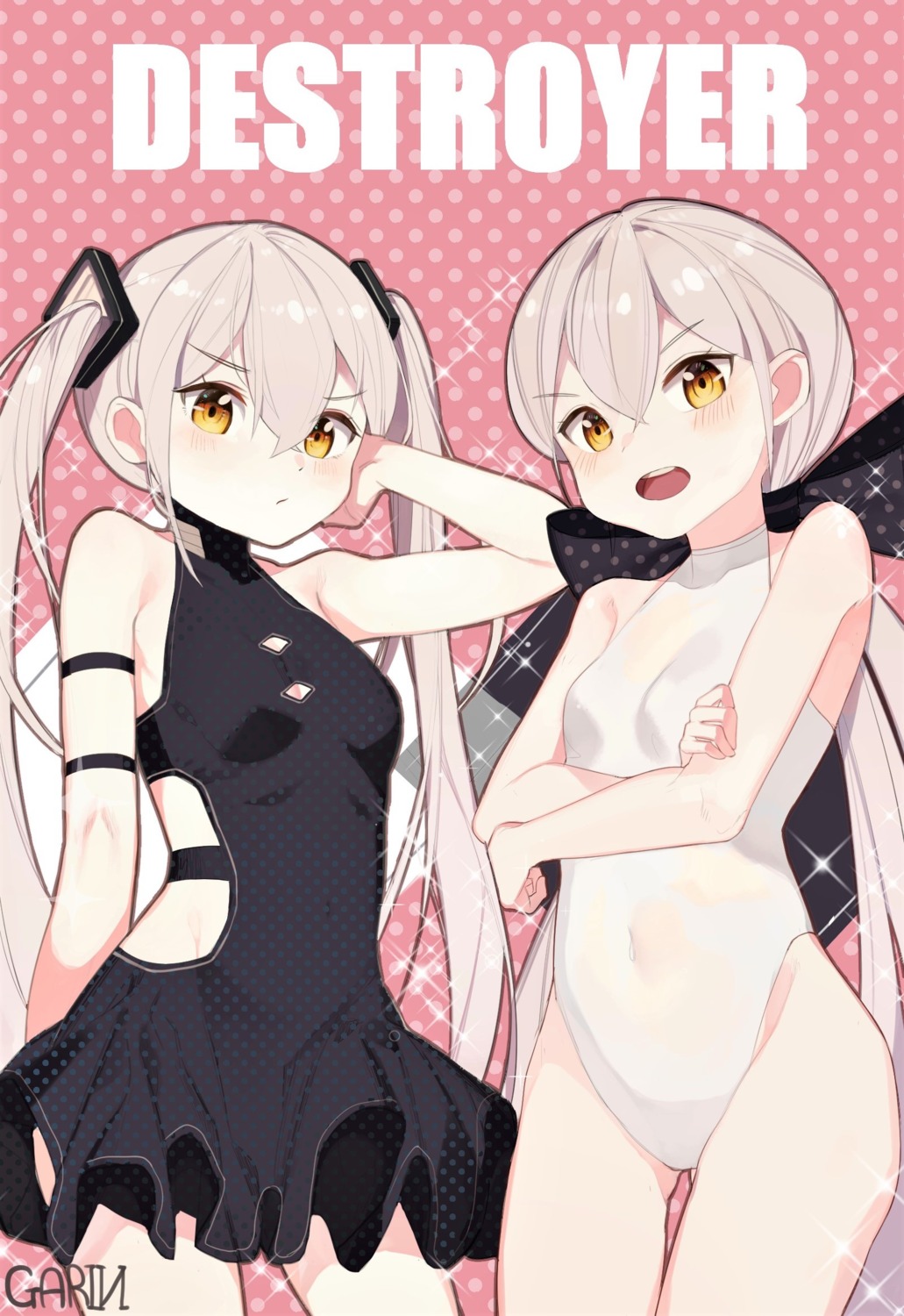 destroyer_(girls_frontline) dress garin girls_frontline leotard