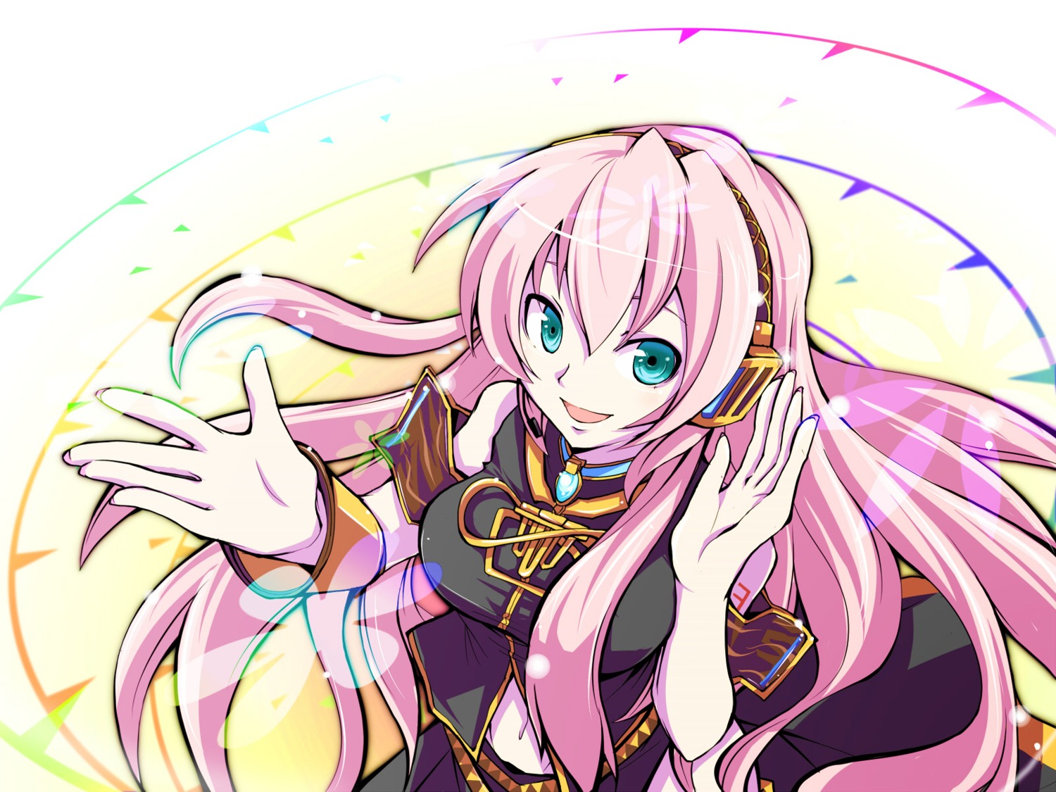 haru_aki megurine_luka vocaloid wallpaper