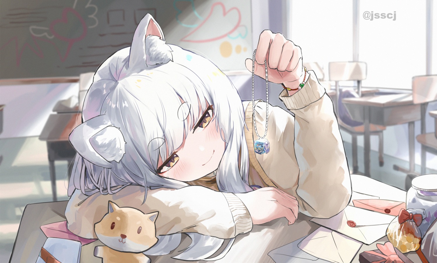 animal_ears jsscj nekomimi sweater