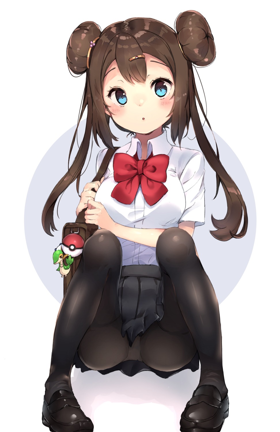 mei_(pokemon) pantsu pantyhose pokemon pokemon_b2w2 ranf seifuku