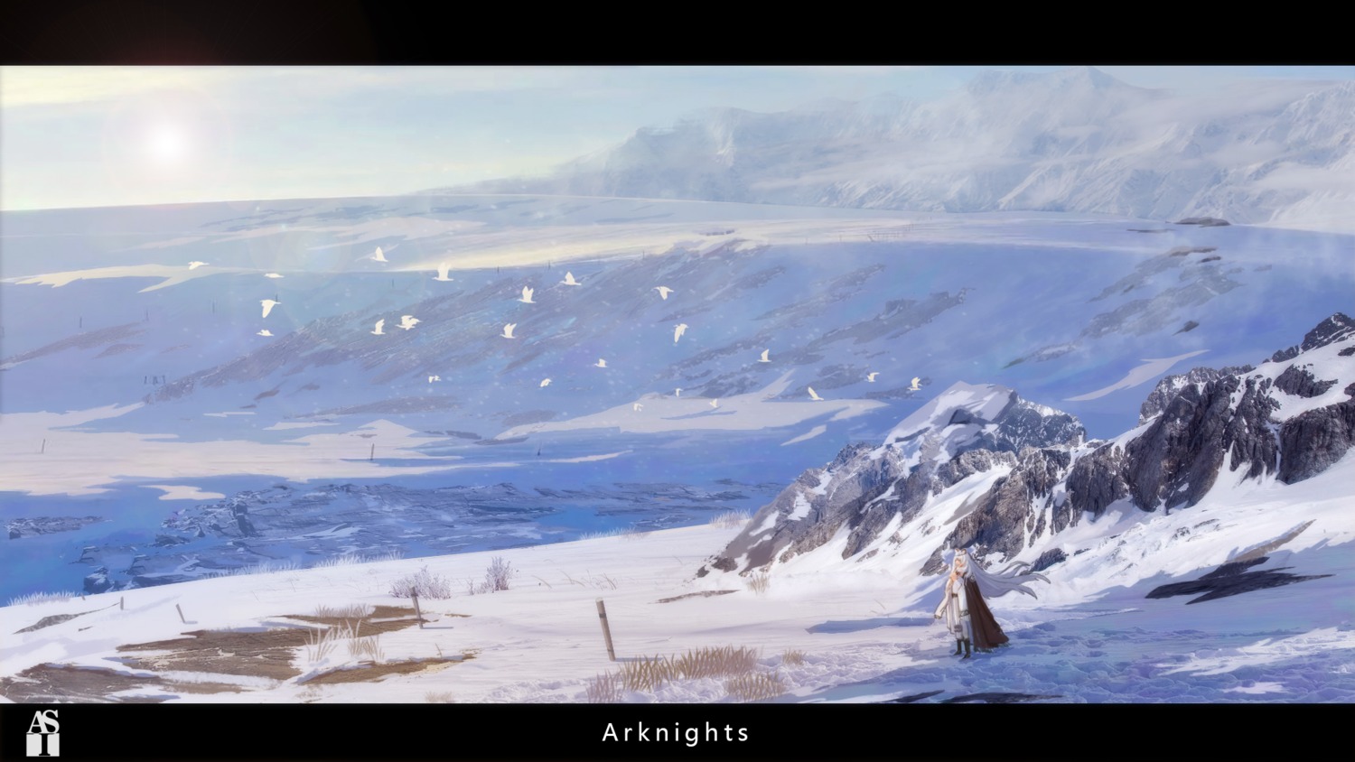 arknights asi_(pixiv13748549) landscape wallpaper