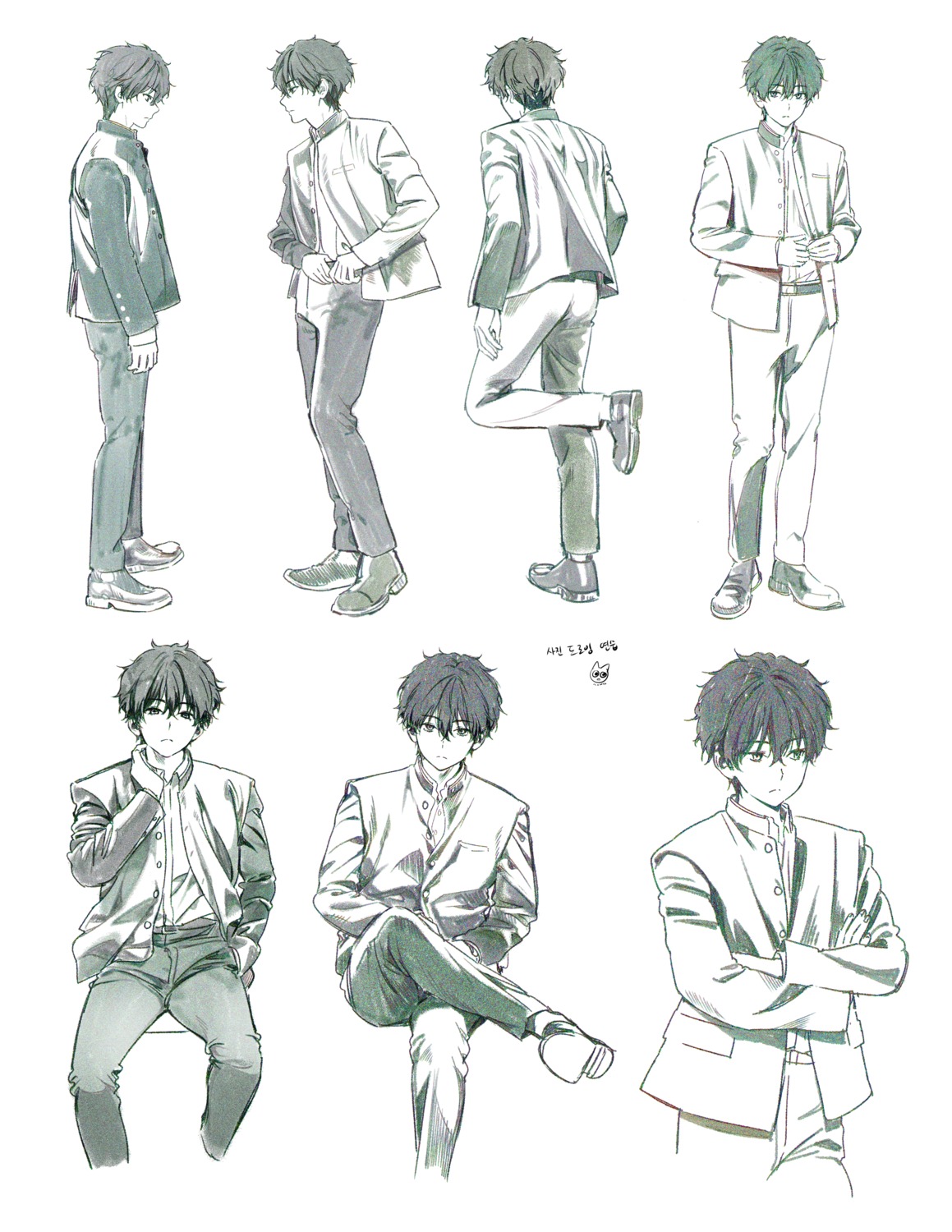 character_design hyouka male mery_(yangmalgage) oreki_houtarou seifuku